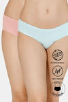 Zivame Anti-Microbial Low Rise Full Coverage Hipster Panty (Pack of 2) - Multicolor — thumbnail 1